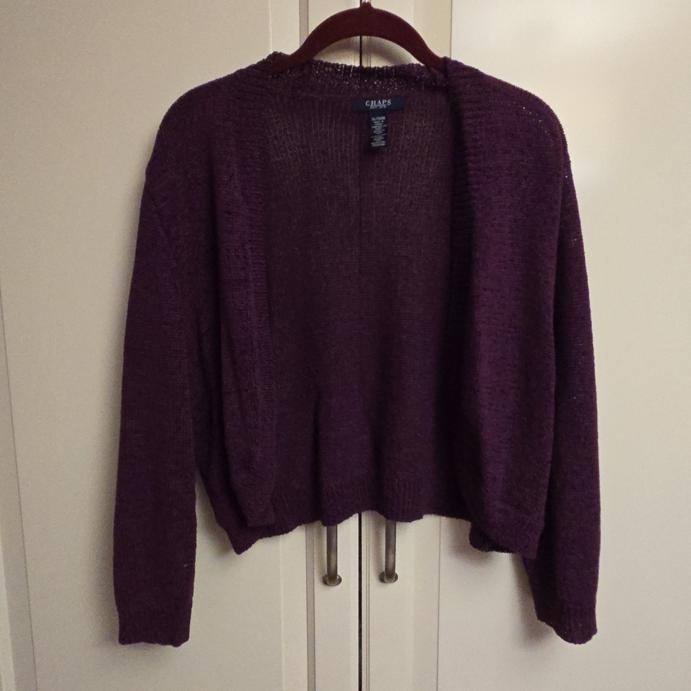 Chaps Purple Women's Shrug